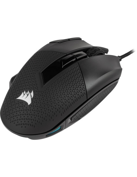 CH-9306011-EU,MOUSE CORSAIR, "NIGHTSWORD RGB", gaming, cu fir, USB, optic, 18000 dpi, butoane/scroll 8/1, iluminare, butoane pro