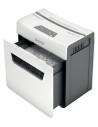80930000,Distrugator manual documente Leitz IQ Protect 3M, 3 coli, P5, micro-cut (tip particule), cos 10 litri, alb, Leitz "8093