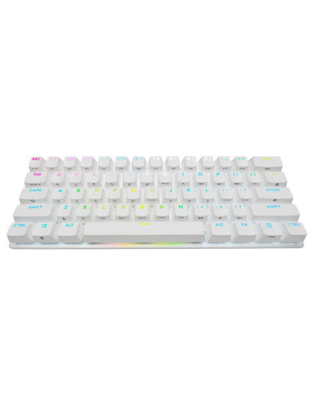 CH-9189110-NA,K70 PRO MINI WIRELESS 60% Mechanical CHERRY MX Red Switch Keyboard with RGB Backlighting - White "CH-9189110-NA"