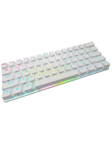 CH-9189110-NA,K70 PRO MINI WIRELESS 60% Mechanical CHERRY MX Red Switch Keyboard with RGB Backlighting - White "CH-9189110-NA"