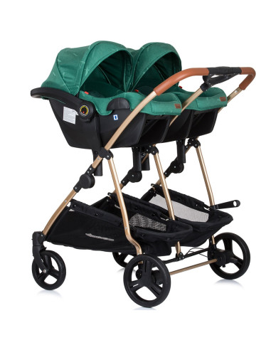 ST-KBDS02204AV,Carucior gemeni Chipolino Duo Smart 3 in 1 avocado