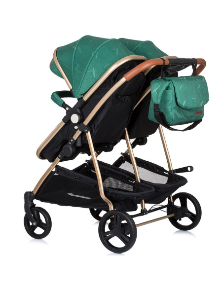 ST-KBDS02204AV,Carucior gemeni Chipolino Duo Smart 3 in 1 avocado