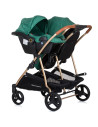 ST-KBDS02204AV,Carucior gemeni Chipolino Duo Smart 3 in 1 avocado