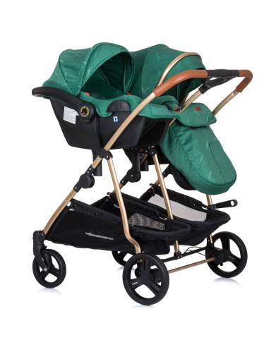 ST-KBDS02204AV,Carucior gemeni Chipolino Duo Smart 3 in 1 avocado