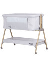 KOSSD0214SG,Patut Co-Sleeper Chipolino Sweet Dreams grey stars wood