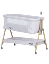 KOSSD0214SG,Patut Co-Sleeper Chipolino Sweet Dreams grey stars wood