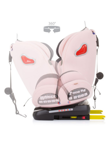 STKJR02306RW,Scaun auto Chipolino Journey 0-36 kg rose water cu sistem Isofix si sezut rotativ