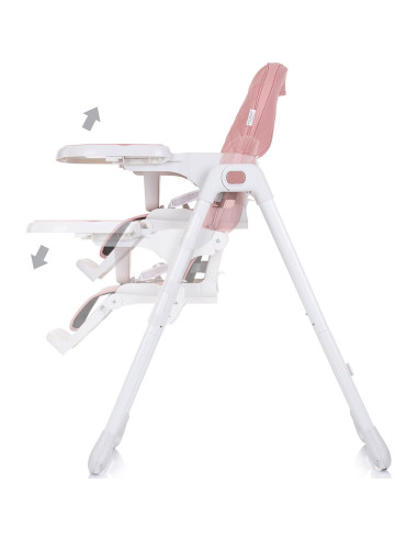 STHEU02304RW,Scaun de masa Chipolino Eat Up rose water