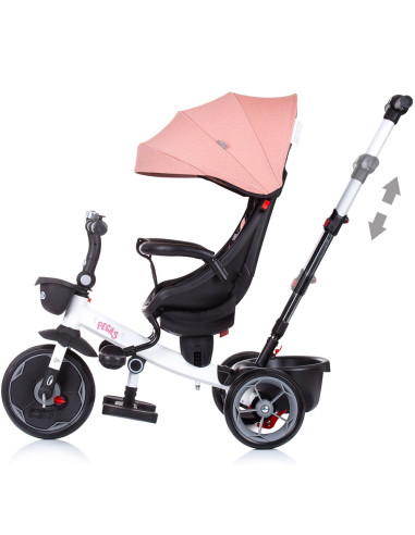 TRKPEG02204BH,Tricicleta Chipolino Pegas cu sezut reversibil blush