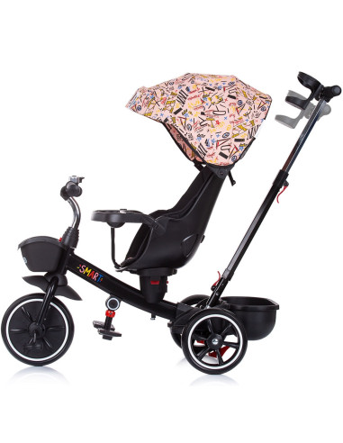 TRKSA02205PI,Tricicleta Chipolino Smart cu sezut reversibil pink