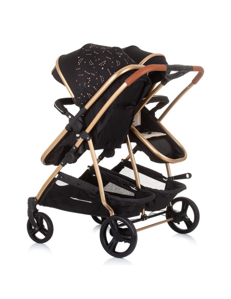 ST-KBDS02301EB,Carucior gemeni Chipolino Duo Smart 3 in 1 ebony