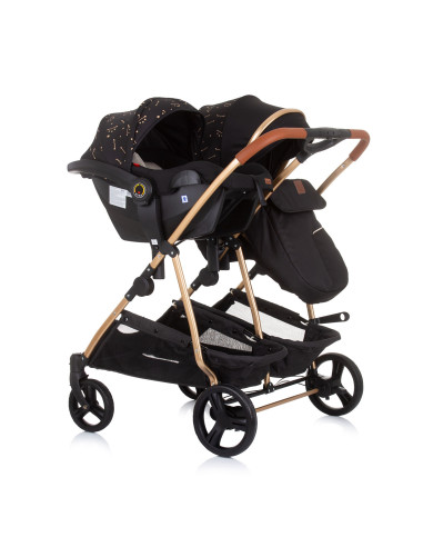 ST-KBDS02301EB,Carucior gemeni Chipolino Duo Smart 3 in 1 ebony