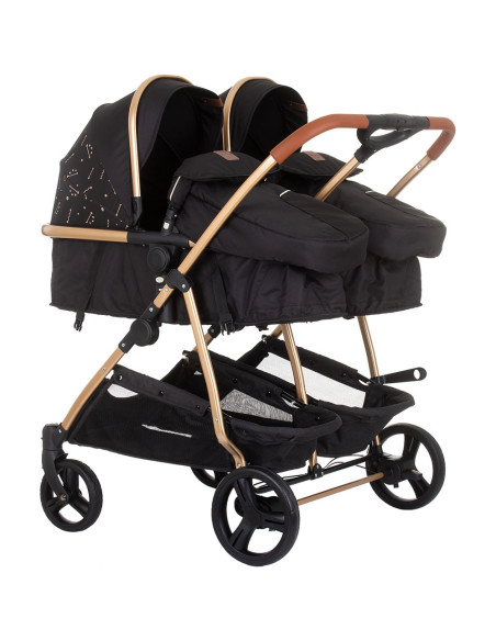 KBDS02301EB,Carucior gemeni Chipolino Duo Smart 2 in 1 ebony