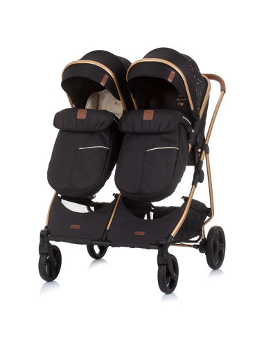 KBDS02301EB,Carucior gemeni Chipolino Duo Smart 2 in 1 ebony