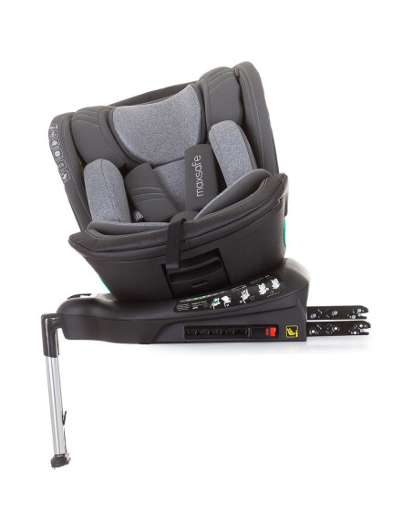 STKMAX02302GT,Scaun auto Chipolino Max Safe I-Size 40-150 cm graphite cu sistem Isofix