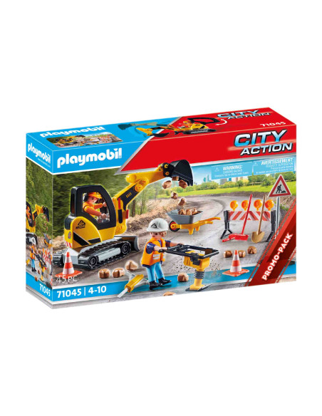 PM71045,Playmobil - Constructii De Drumuri
