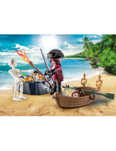 PM71254,Playmobil - Set Pirat Si Barca Cu Vasle