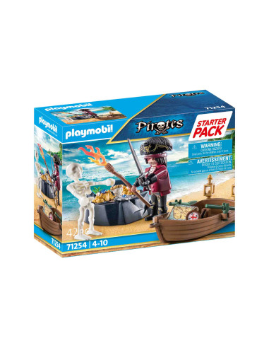 PM71254,Playmobil - Set Pirat Si Barca Cu Vasle