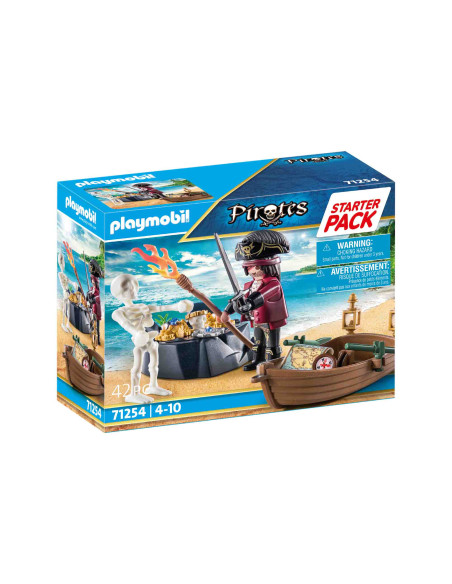 PM71254,Playmobil - Set Pirat Si Barca Cu Vasle