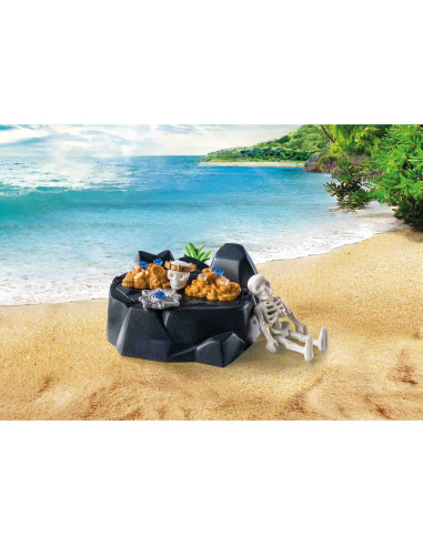 PM71254,Playmobil - Set Pirat Si Barca Cu Vasle