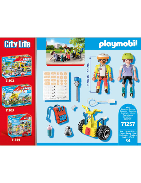 PM71257,Playmobil - Set Salvator Cu Masina De Echilibru