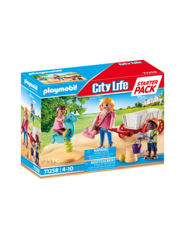 PM71258,Playmobil - Set Invatatoare Si Copii In Carucior