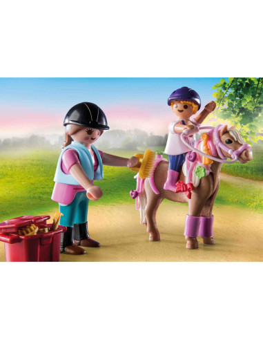 PM71259,Playmobil - Set Copii Si Caluti