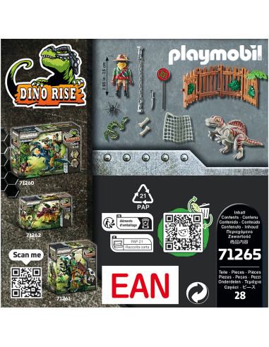 PM71265,Playmobil - Pui De Spinosaur