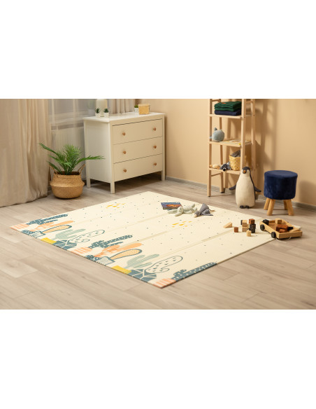 TOYZ-1111,Salteluta multifunctionala din spuma XPE 200x180x1 cm Cactus