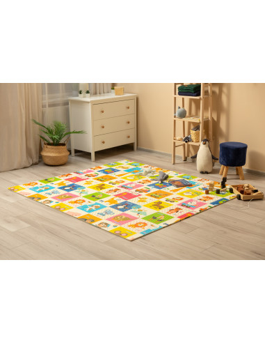 TOYZ-1112,Salteluta multifunctionala din spuma XPE 200x180x1 cm Animale