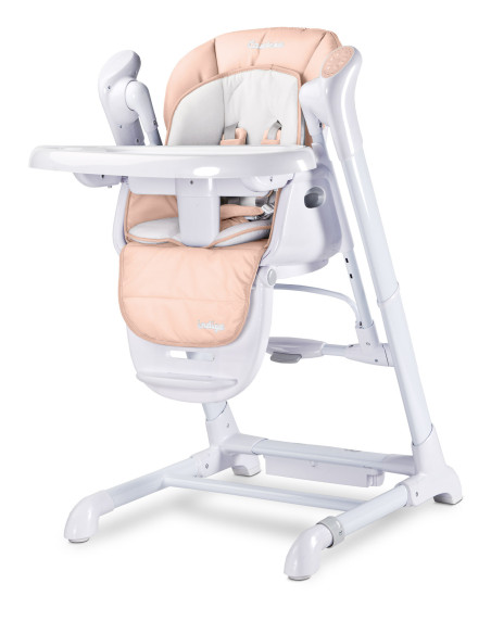 TERO-765,Scaun de masa cu leagan electric Caretero INDIGO 2 in 1 Pink TERO-765,Scaun de masa cu leagan electric Caretero INDIGO 2 in 1 Pink
