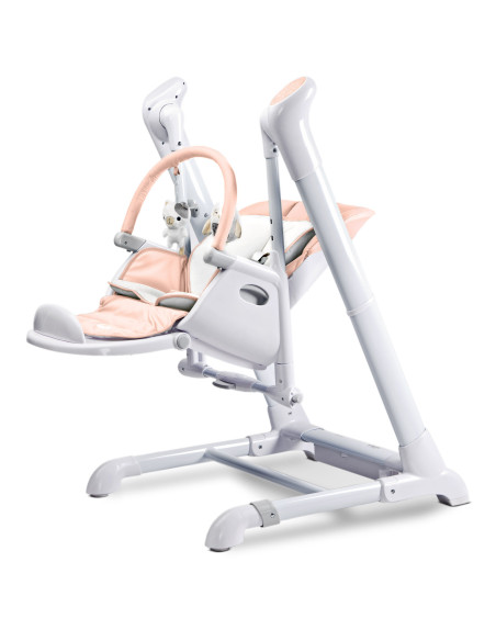 TERO-765,Scaun de masa cu leagan electric Caretero INDIGO 2 in 1 Pink TERO-765,Scaun de masa cu leagan electric Caretero INDIGO 2 in 1 Pink