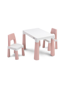 TOYZ-1012,Set masuta cu scaunele pentru copii Toyz MONTI Roz