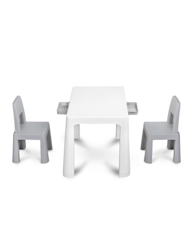 TOYZ-1010,Set masuta cu scaunele pentru copii Toyz MONTI Gri TOYZ-1010,Set masuta cu scaunele pentru copii Toyz MONTI Gri