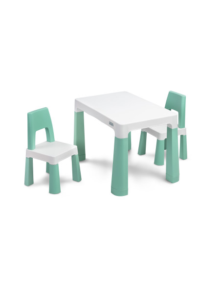 TOYZ-1011,Set masuta cu scaunele pentru copii Toyz MONTI Menta