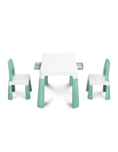 TOYZ-1011,Set masuta cu scaunele pentru copii Toyz MONTI Menta