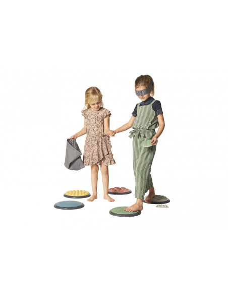 G2817,Set de 5 perechi de discuri tactile in culori nordice