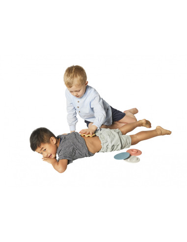 G2817,Set de 5 perechi de discuri tactile in culori nordice