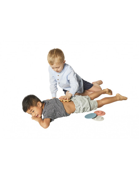 G2817,Set de 5 perechi de discuri tactile in culori nordice