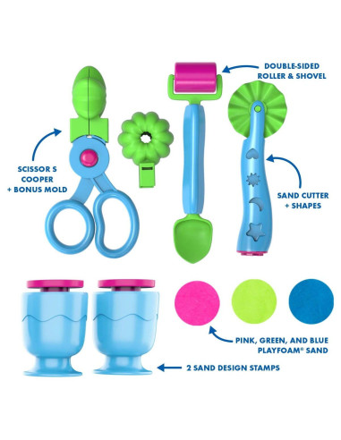 EI-2232,Set nisip kinetic cu accesorii - Playfoam™
