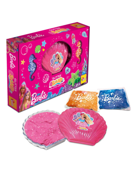 L91942,Set nisip kinetic Barbie - Scoica magica