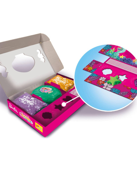 L91942,Set nisip kinetic Barbie - Scoica magica