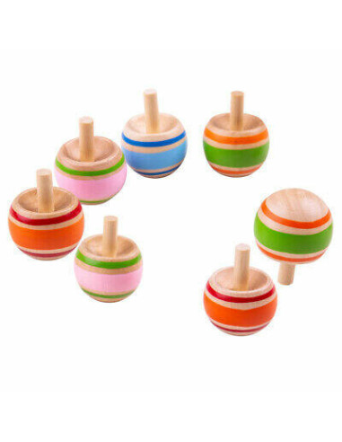 BJ922,Titirez din lemn colorat