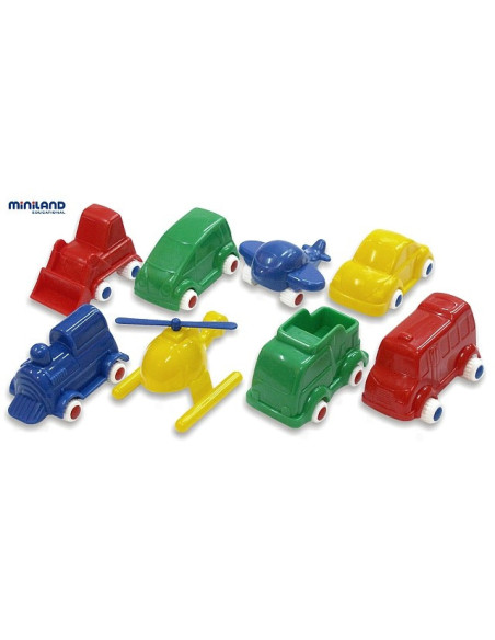 ML27470,Jucarii Minimobil Miniland 8 vehicule