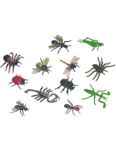 ML27480,Set de 12 figurine Insecte Miniland