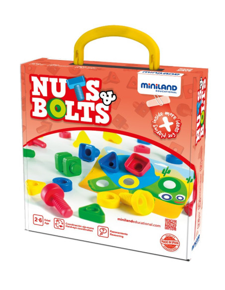 ML45303,Joc de indemanare cu suruburi - Miniland