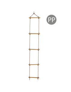 KBT324.003.010.001,Scara cu trepte de lemn PP 2,5 m (1,80 m) 5 trepte