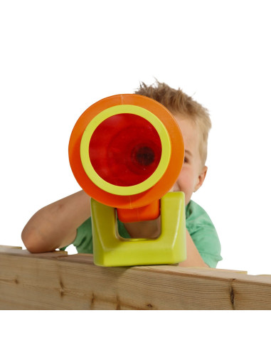 KBT550.010.007.002,Telescop stea portocaliu-verde lime