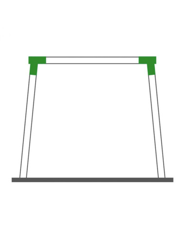 KBT827.020.002.001,Coltar universal din otel pentru leagane KBT