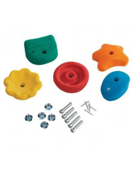 KBT347.001.007.001,Set 5 pietre de catarat escalada mici, culori asortate, KBT